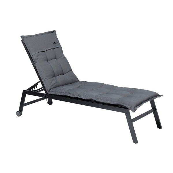 Liegenauflage Rib grau - ca. 200x65 cm