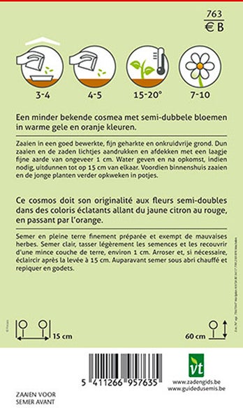 Informationen zur Aussaat von Cosmea-Samen