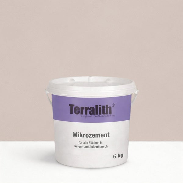 Terralith Mikro-Zement, 5 kg, für Innen- und Außenbereiche