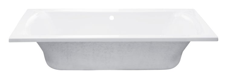 Rechteckige Einbau Badewanne aus Acryl mit Überlauf für das Badezimmer