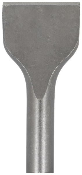 Breiter Spatmeißel aus Metall mit flacher Schneide für Abbrucharbeiten und Bohrhämmer.