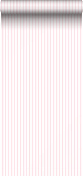 Sanders und Sanders Tapete Streifen Rosa und Weiß - 53 cm x 10 m - 640591
