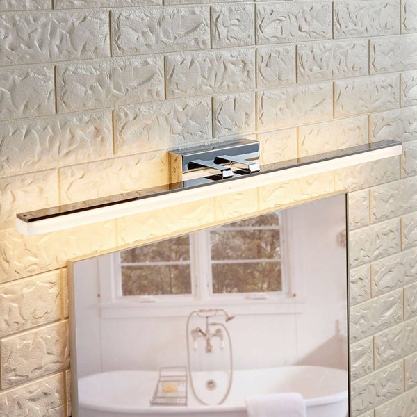Lucande LED Wandleuchte, Wandlampe Bad Julie (spritzwassergeschützt (Modern) (1 flammig ) - Wandleuchten Spiegelleuchte Badezimmer Wandbeleuchtung Badezimmerleuchte