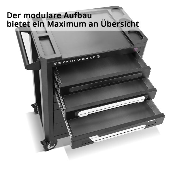 STAHLWERK Werkstattwagen FALCON mit 7 Schubladen, abschließbar Montagewagen