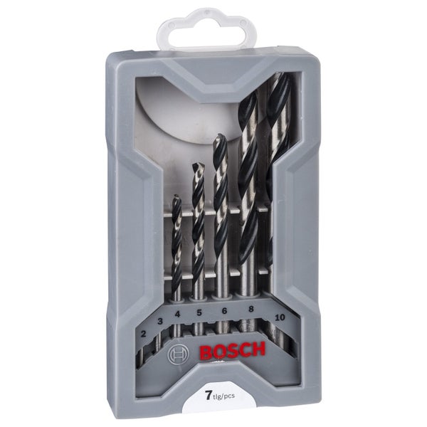 Bosch 7tlg. HSS-Spiralbohrer PointTeQ, 2-10mm, X-Pro Line - 2608577347