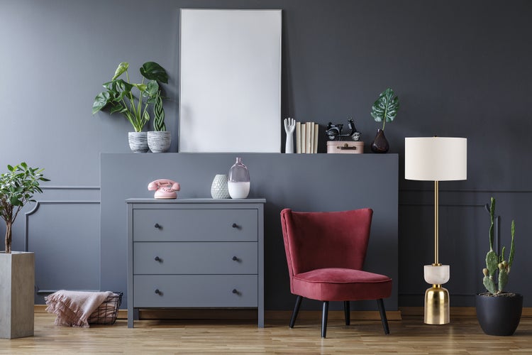 Stehlampe Klassisch modern in Gold Weiß, Wohnzimmer Lampe | Wohnzimmer Esszimmer Leuchte