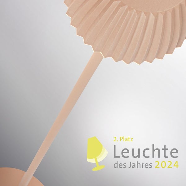 LED Akku Stehleuchte stufenloser Touchdimmer 4,2W 400 lm 2700 K höhenverstellbar Riffle beige