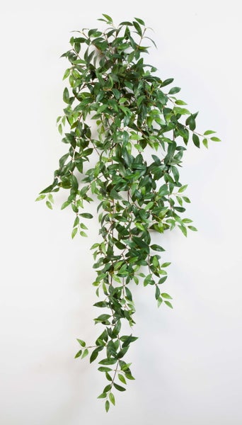 Künstlicher Efeututen-Zweig mit grün-weißen Blättern.