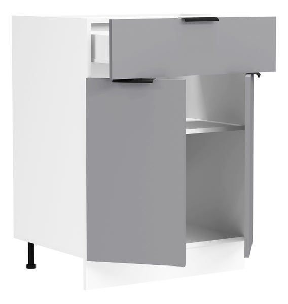 Küchenschrank B60 cm Unterschrank Schublade Fasola