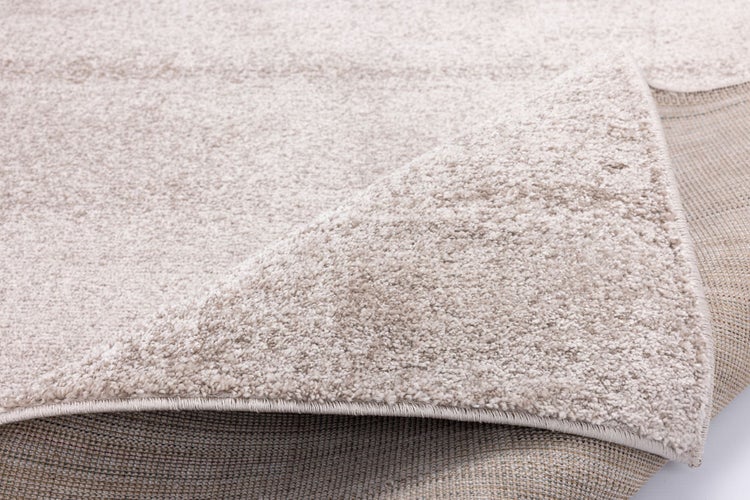 Gewebter UNI Teppich Paola Beige 133x190 cm