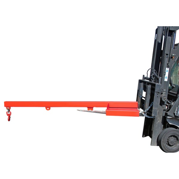 Gabelstapler mit Lastarm und Haken
