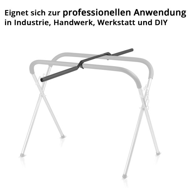 Werkbank mit zusätzlicher Werkzeugablage für professionelle Anwendungen