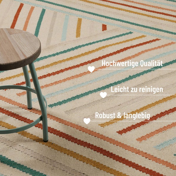 Kelim Teppich Multi Modern Pop WECONhome 160x230 cm