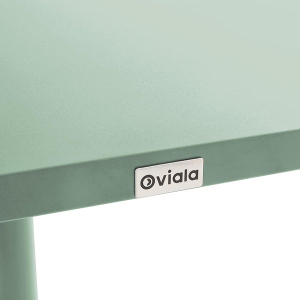 Quadratischer Bistro-Gartentisch mit klappbarer Tischplatte 70 x 70 x 72 cm - Oviala