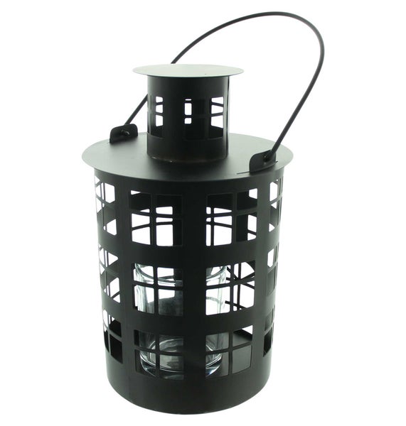 FRANK FLECHTWAREN | Laterne Turm, METALL, GLAS, 17 x 17 x 29 cm