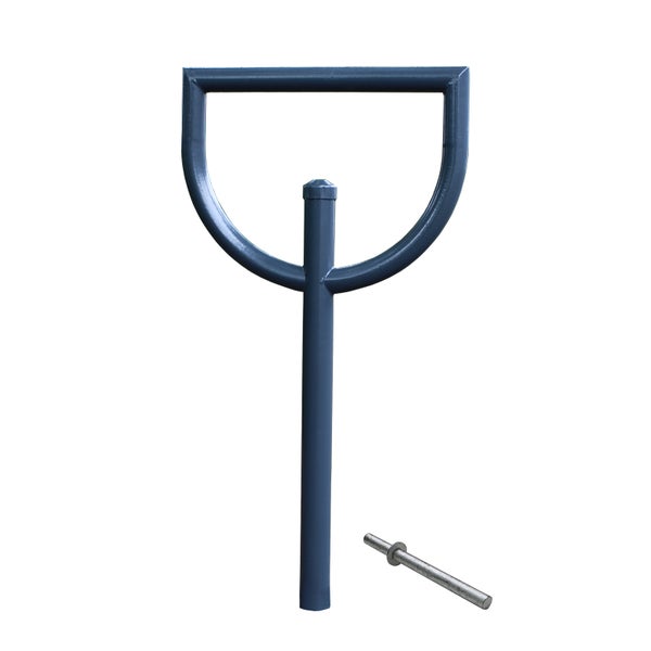 Fahrradparker aus Stahl mit Anlehnbügel