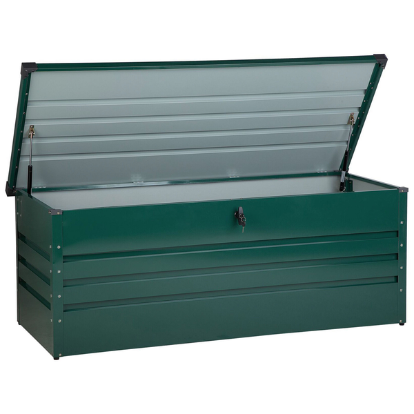 Aufbewahrungsbox CEBROSA Metall 165 cm 70 cm Dunkelgrün