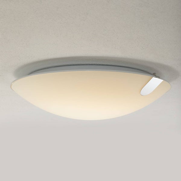Arcchio LED Deckenleuchte Telie (Modern) in Weiß aus Glas, - Lampe Deckenlampe Wohnzimmerleuchte
