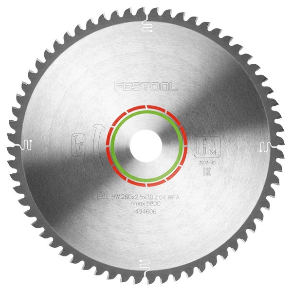 Festool Sägeblatt für Holz mit 64 Zähnen