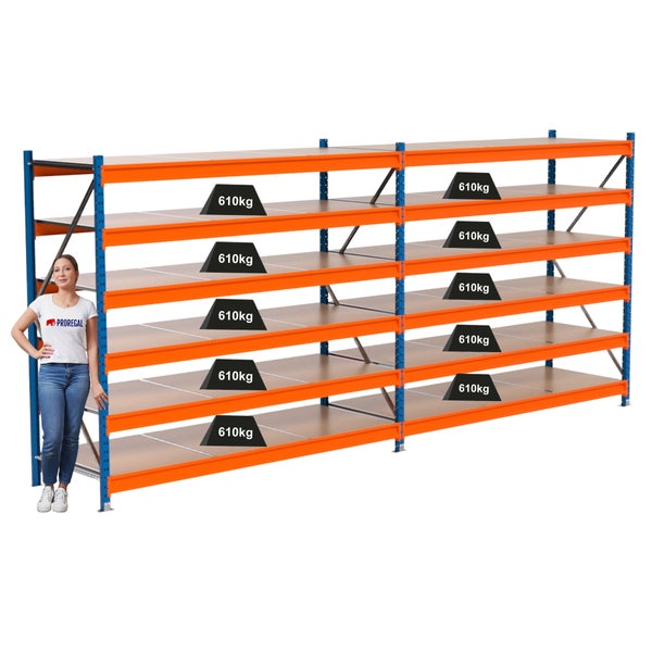 Regal mit einer Traglast von 610 kg pro Boden