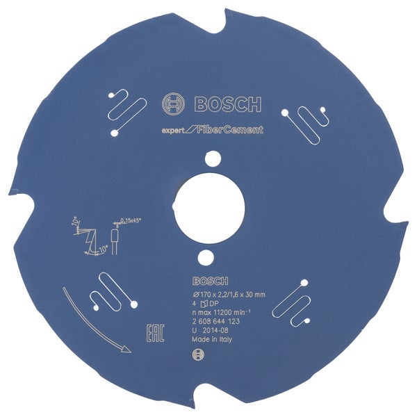 Bosch Kreissägeblatt Expert for Fibre Cement für Handkreissägen 170 x 30 x 2,2 mm 4 - 2608644123