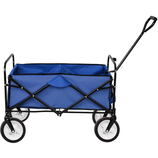 Bollerwagen tectake  Belastbarkeit 80 kg faltbar blau
