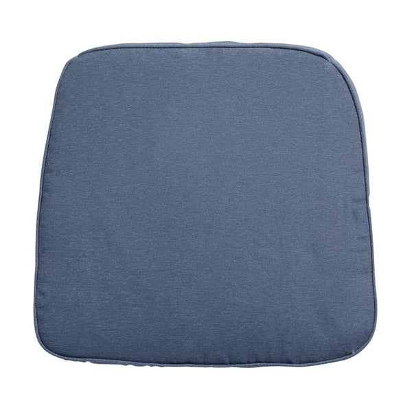 Sitzkissen Geflecht Panama saphirblau - ca. 48x48 cm - 4er-Set