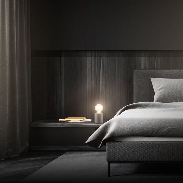 Tischlampe Tischleuchte Schlafzimmer Büro Kabelschalter Keramik Flur
