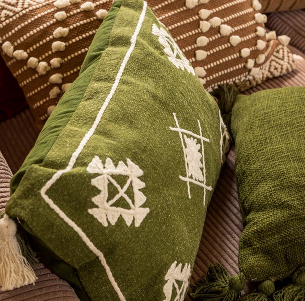 Zuco Kissenbezug - Aztec 40x60 cm, Grün