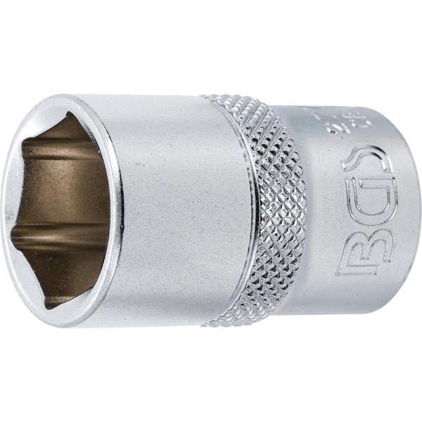 BGS Steckschlüssel-Einsatz Sechskant Antrieb Innenvierkant 12,5 mm (1/2) SW 11/16 - 2775