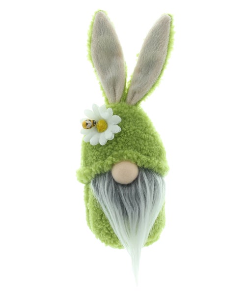 FRANK FLECHTWAREN|Wichtel Hasenohren, 8 x 8 x 19 cm, POLYESTER, KUNSTSTOFF, KUNSTFELL