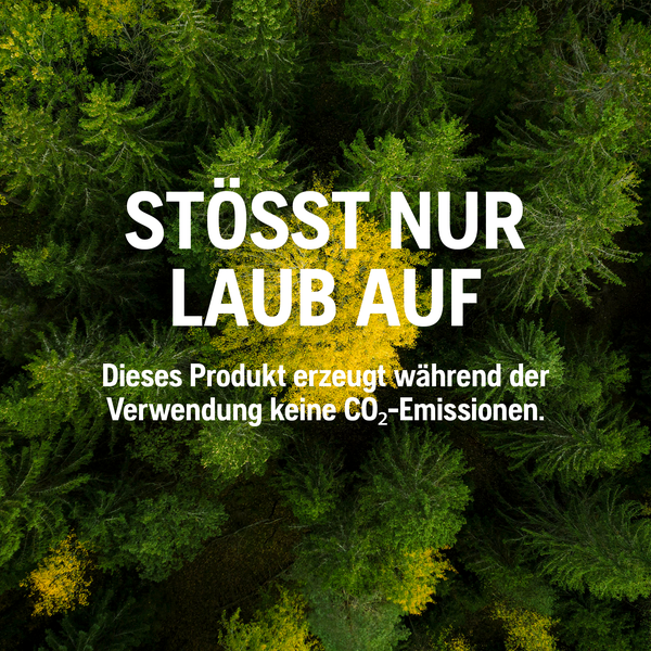 Dieses Produkt erzeugt während der Verwendung keine Kohlendioxid Emissionen.