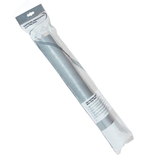 Antirutschmatte für Schubladen und Regale, auf Rolle verpackt.