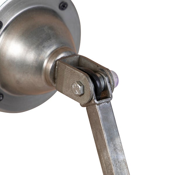 Industrielle Wandleuchte grau verstellbar - Mersey