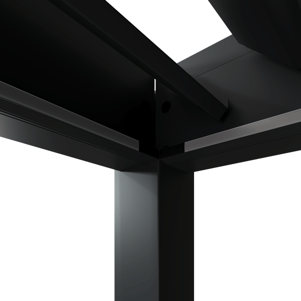 Weide Elektrische Deluxe Aluminium Pergola 3 x 4 M mit LED
