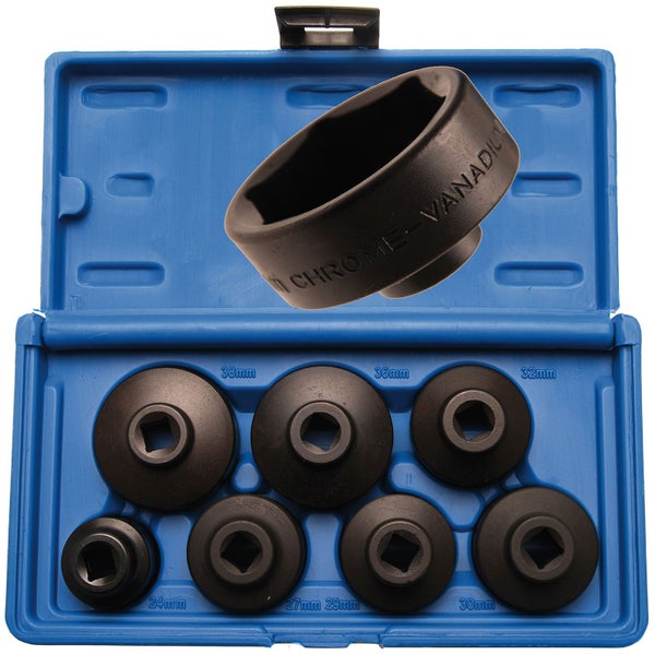 BGS Ölfilterschlüssel-Satz Ø 24 - 38 mm 7tlg. - 8377