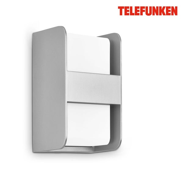 Telefunken BOXI - Wand-& Deckenleuchte - 321004TF - Spritzwasserschutz IP44 - E27 Fassung - 21,5 x 12 x 11,5 cm