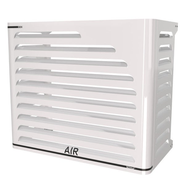 Klimaanlagenabdeckung - Curve - Weiß - Größe M (B 100cm - H 85cm - T 50cm) - Box Air Klima