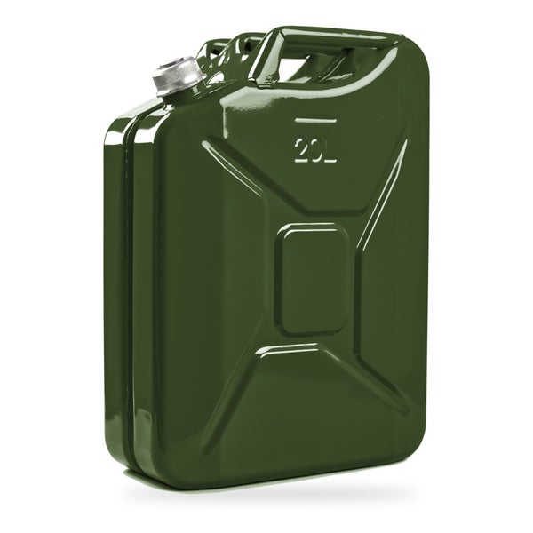 Kraftstoffkanister aus Metall mit 20 Liter Fassungsvermögen für die Lagerung und den Transport von Kraftstoffen