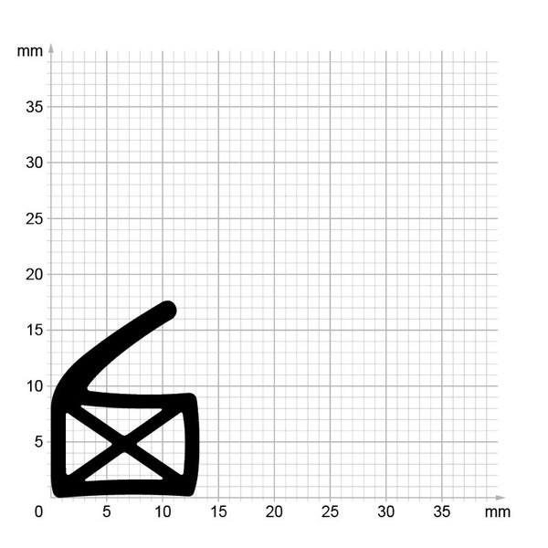 DIWARO. | Stahlzargendichtung SZ272 | grau | 5 Meter