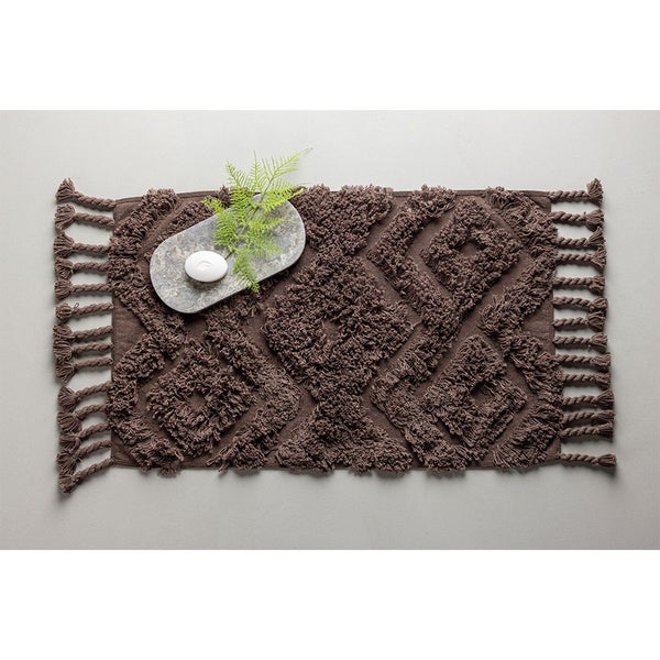 Hilma Badematte 80x50cm Braun. 50 X 80 X 2 cm