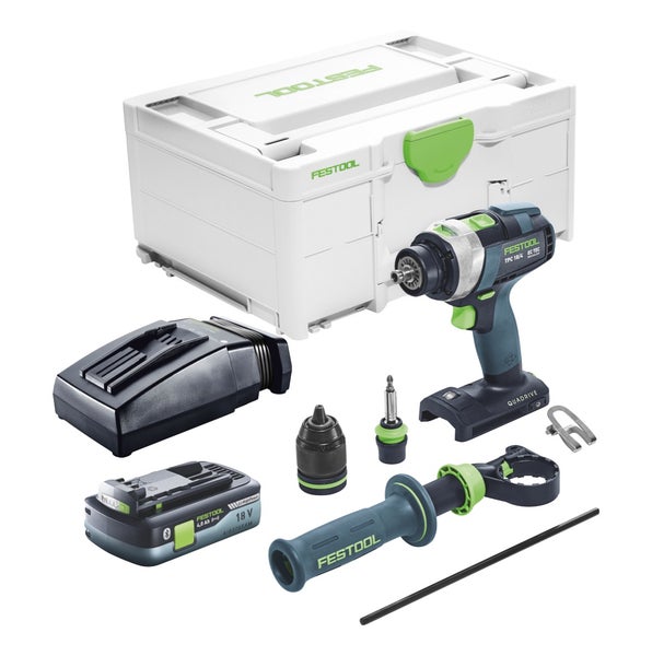 Festool TPC 18/4 I-Basic Akku Schlagbohrschrauber 18 V 75 Nm Brushless + 1x Akku 4,0 Ah + Ladegerät + Systainer