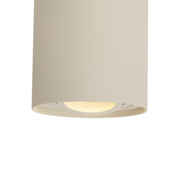 Moderner Aufbaustrahler Beige GU10 50mm Drehbar und Kippbar - Rondoo Up