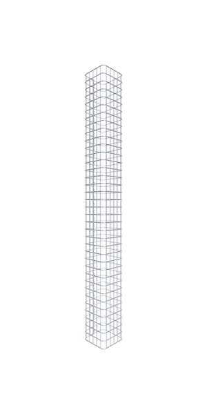 Gabionensäule 27 x 27 cm MW 5 x 5 cm eckig - Höhe: 1,80 m