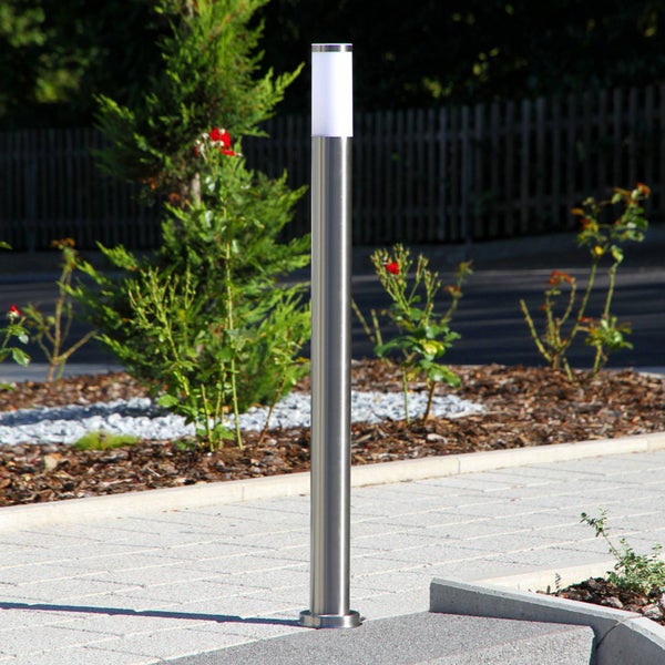 Lindby Kristof (spritzwassergeschützt (Modern) in Alu aus Edelstahl (1 flammig, E27)