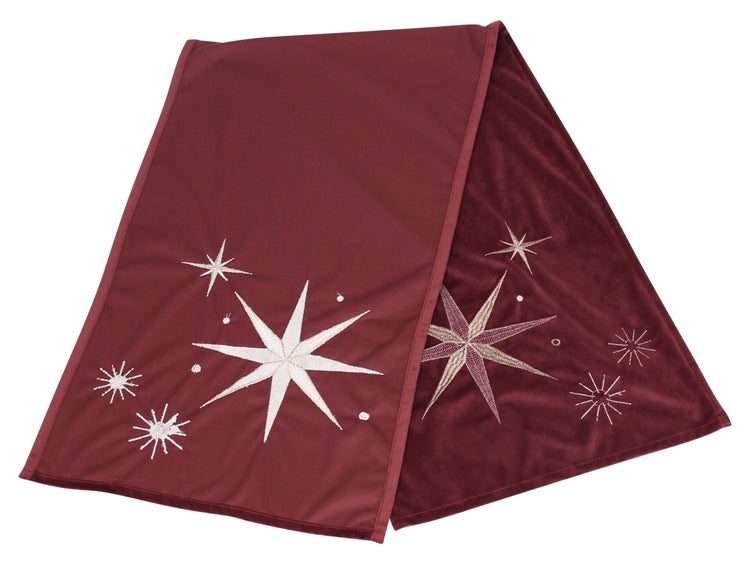 Dekorative Tischdecke mit Sternmotiven