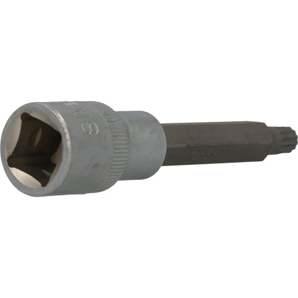 BRILLIANT TOOLS 1/2 Vielzahn-Bit-Stecknuss 100 mm lang M8 - BT022942
