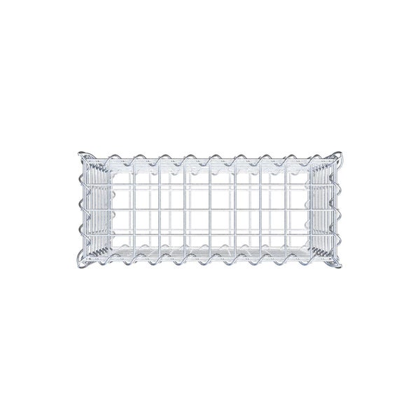 Gabione 50 cm x 40 cm x 20 cm (L x H x T), Maschenweite 5 cm x 5 cm, Spirale