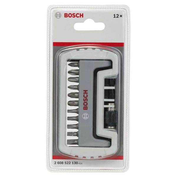 Bosch Logo, 12-teiliges Schrauberbit-Set in Kunststoffverpackung