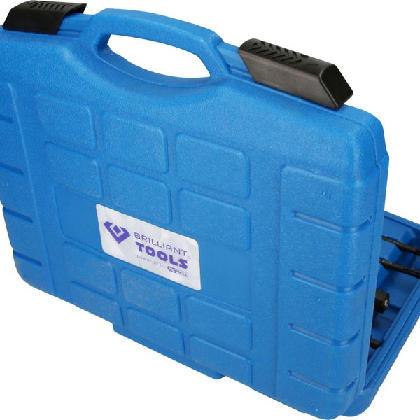 Brilliant Tools Werkzeugsatz im blauen Werkzeugkoffer